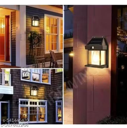 Solar Motion Sensor Outdoor Wall Light – Waterproof Automatic LED Garden & Porch Lamp