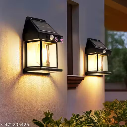 Solar Motion Sensor Outdoor Wall Light – Waterproof Automatic LED Garden & Porch Lamp