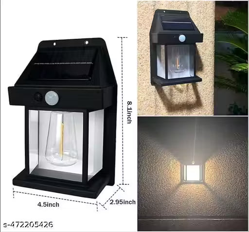 Solar Motion Sensor Outdoor Wall Light – Waterproof Automatic LED Garden & Porch Lamp